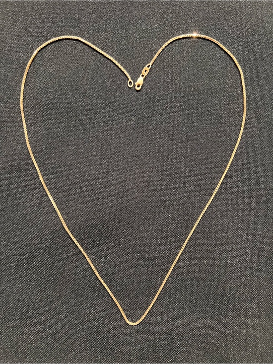 Jewelry - Classic 14k Solid Gold Box Chain Necklace (20”) - Elegant Women's Jewelry